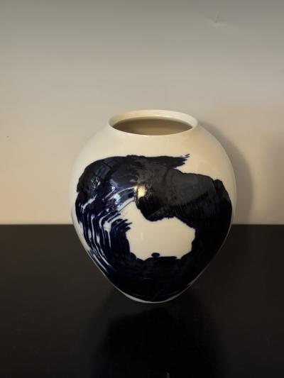 Contemporary Porcelain Jar by Tom Kemp