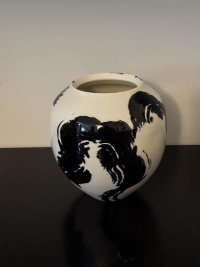 Contemporary Porcelain Jar by Tom Kemp