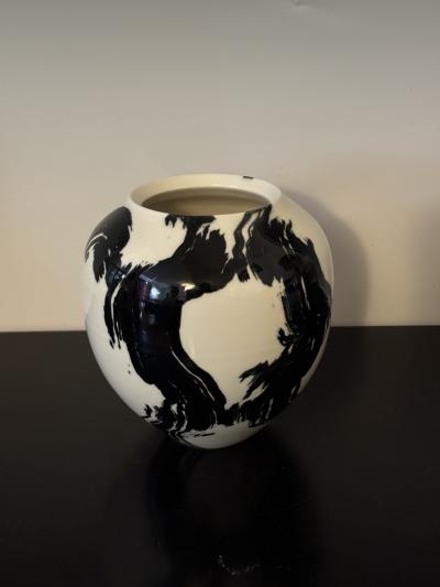 Contemporary Porcelain Jar by Tom Kemp