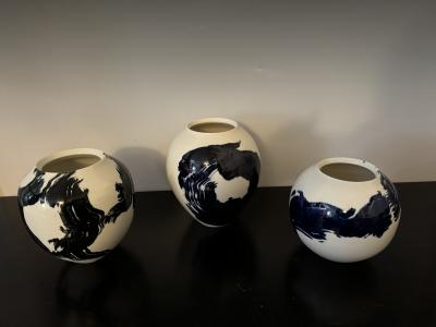 Contemporary Porcelain Jar by Tom Kemp