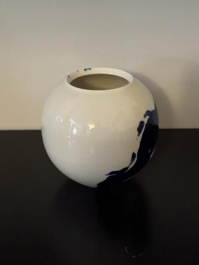 Contemporary Porcelain Jar by Tom Kemp
