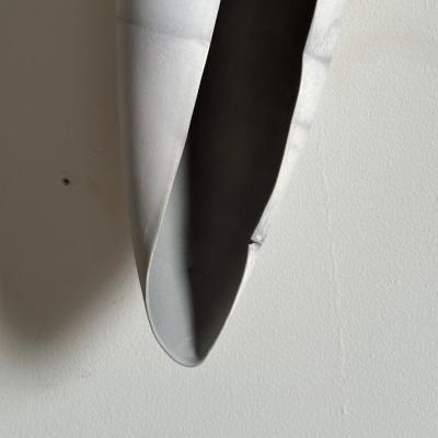 Contemporary Porcelain Wall Art Hanging Vessel by Ceramic Artist Paula Murray