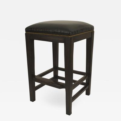 Contemporary Post War Leather Bar Stools