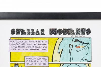 Contemporary Scatalogical Astronaut Comic