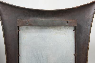 Contemporary Sculptural French Bronze Mirror