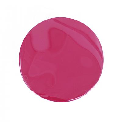 Contemporary Sculptural Fuchsia Lacquered Metal Side Table