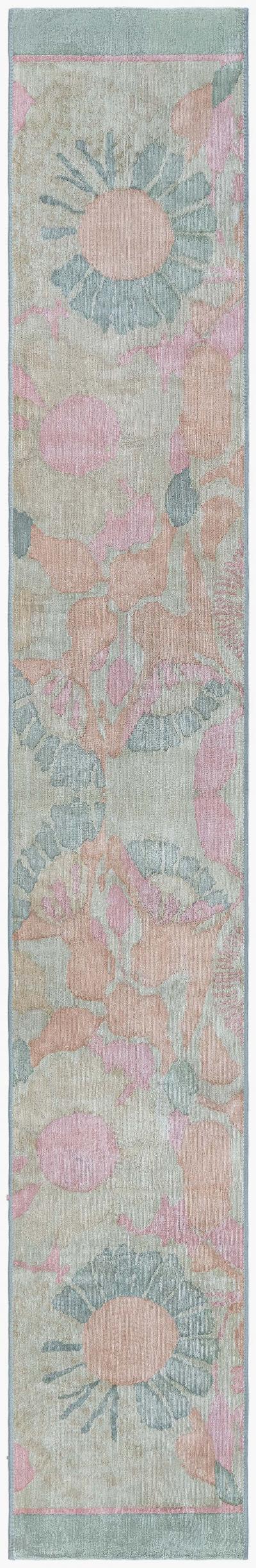 Contemporary Silk Fragment Runner