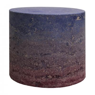 Contemporary Stucco Marble Spanish Side Table