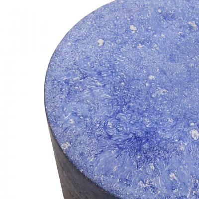 Contemporary Stucco Marble Spanish Side Table