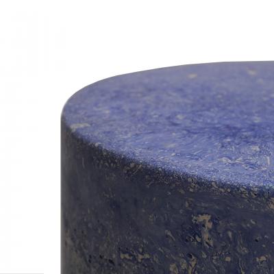 Contemporary Stucco Marble Spanish Side Table