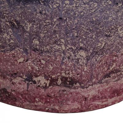 Contemporary Stucco Marble Spanish Side Table