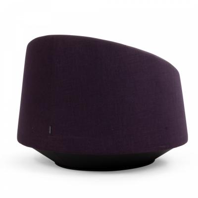 Contemporary Swiveling Purple Arm Chair