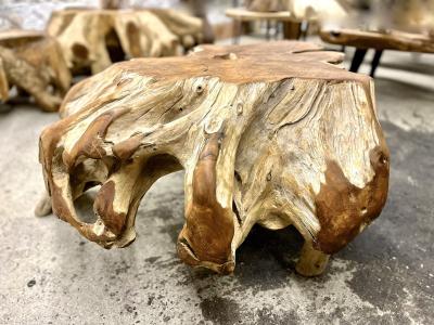 Contemporary Teak Root Coffee Table Couch Table Modern Organic IDN 2023