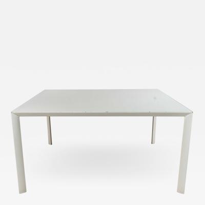 Contemporary White Metal Square Work Tables