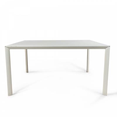 Contemporary White Metal Square Work Tables