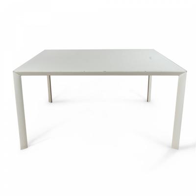 Contemporary White Metal Square Work Tables