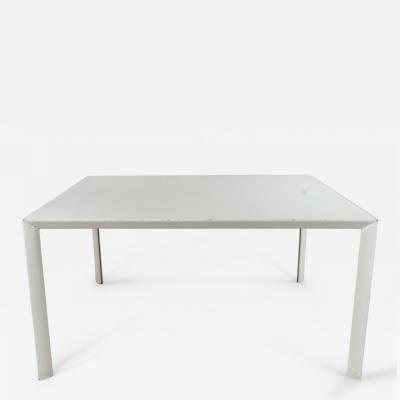Contemporary White Metal Square Work Tables