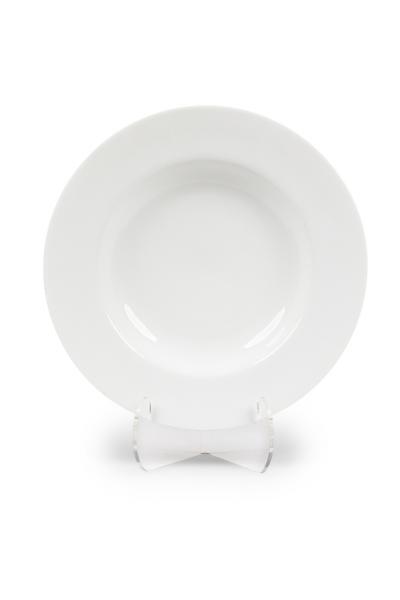 Contemporary White Soup Plates
