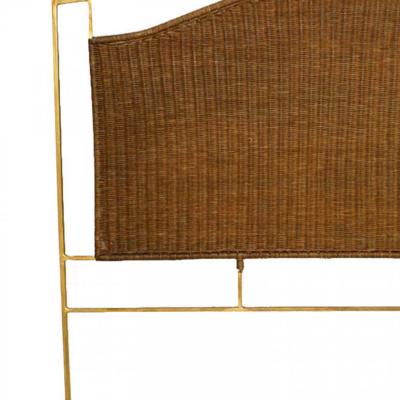 Contemporary Wicker Queen Headboard