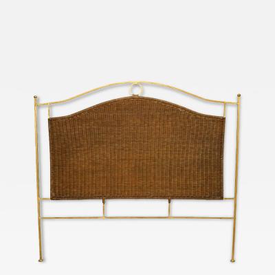 Contemporary Wicker Queen Headboard