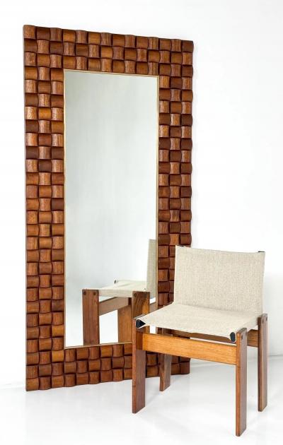 Contemporary Wooden Mirror Italy