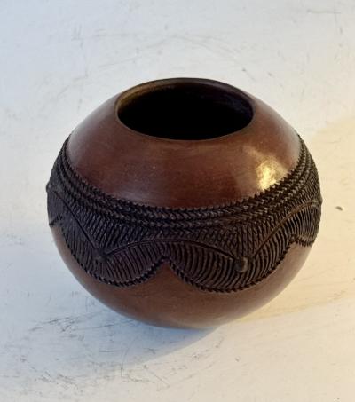 Contemporary Zulu Beer Cup by Jabu Nala