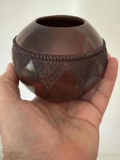 Contemporary Zulu Beer Cup by Jabu Nala