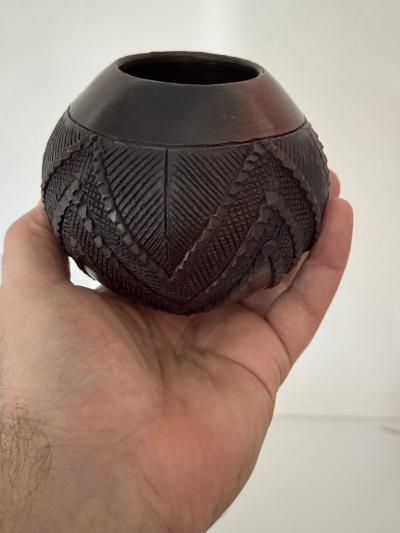 Contemporary Zulu Beer Cup by Jabu Nala