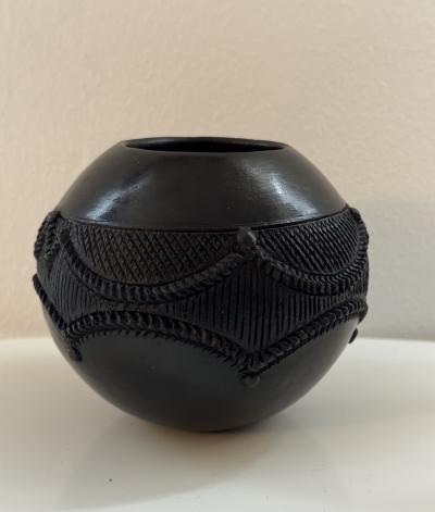 Contemporary Zulu Jar by Jabu Nala