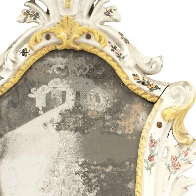 Continental 19th Cent Keystone Shaped Wall Mirror