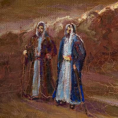 Continental 20th century oil painting of Jerusalem