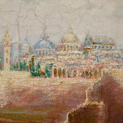 Continental 20th century oil painting of Jerusalem