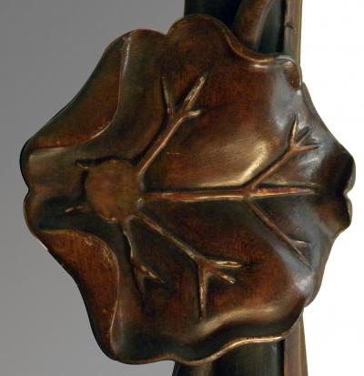 Continental Art Nouveau Parcel Gilt Mirror c 1900