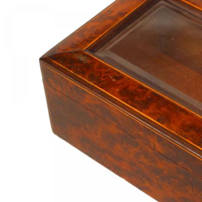 Continental Austrian Burl and Satinwood Box