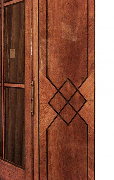 Continental Austrian Neo Classical Oak Bookcase