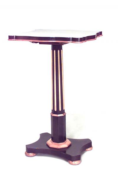 Continental Baltic Rosewood and Satinwood End Table