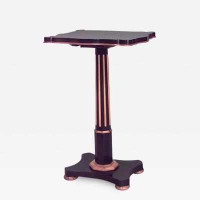 Continental Baltic Rosewood and Satinwood End Table