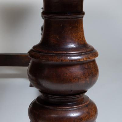 Continental Baroque Style Walnut Console Table