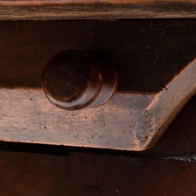 Continental Baroque Style Walnut Console Table