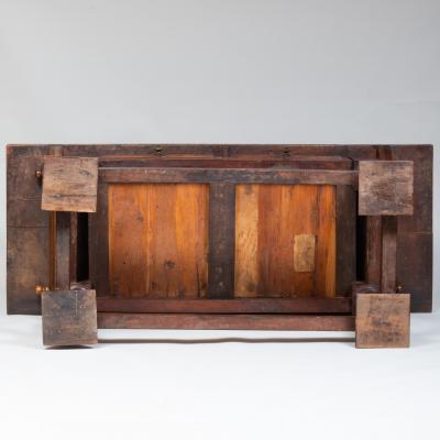 Continental Baroque Style Walnut Console Table