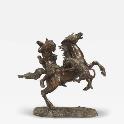 Continental Bronze Nubian Figure