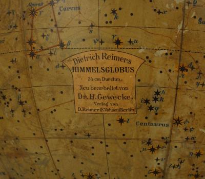 Continental Celestial Globe