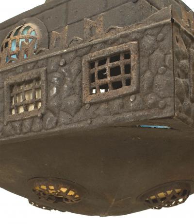 Continental German 1st qtr 20th Cent Wrought Iron Chandelier