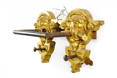 Continental German Bronze Lion Door Pull