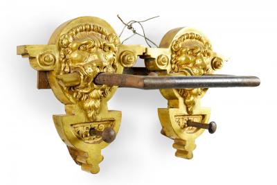 Continental German Bronze Lion Door Pull