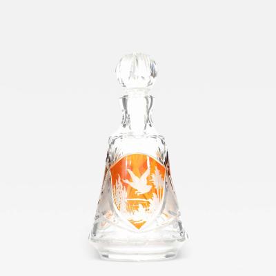 Continental German Cut Glass Decanter
