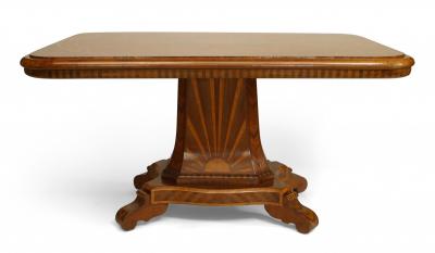 Continental German Inlaid Center Table