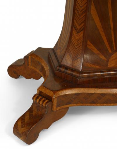 Continental German Inlaid Center Table