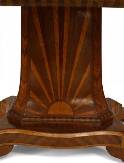 Continental German Inlaid Center Table