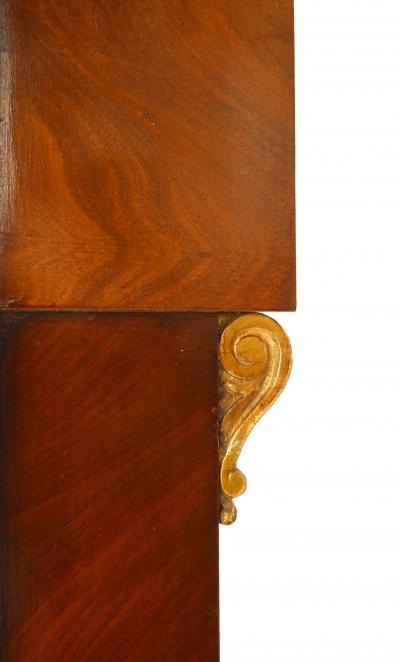 Continental German Mahogany Console Table